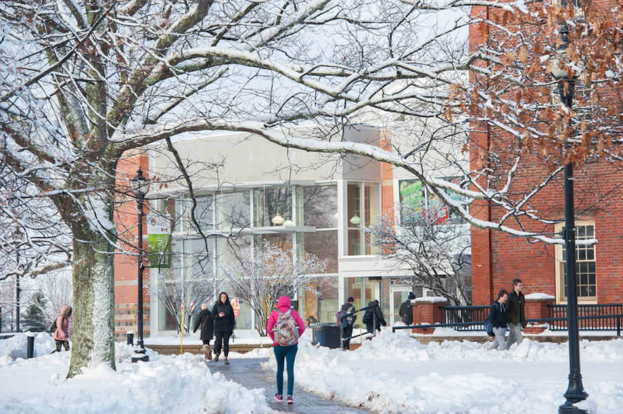 UPEI Campus in winter