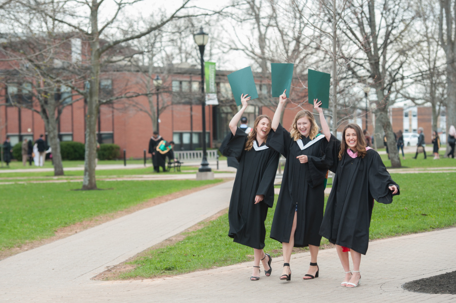 Students at convocation