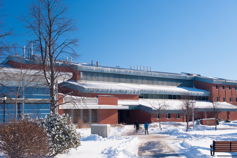 Atlantic Veterinary College in the winter time.