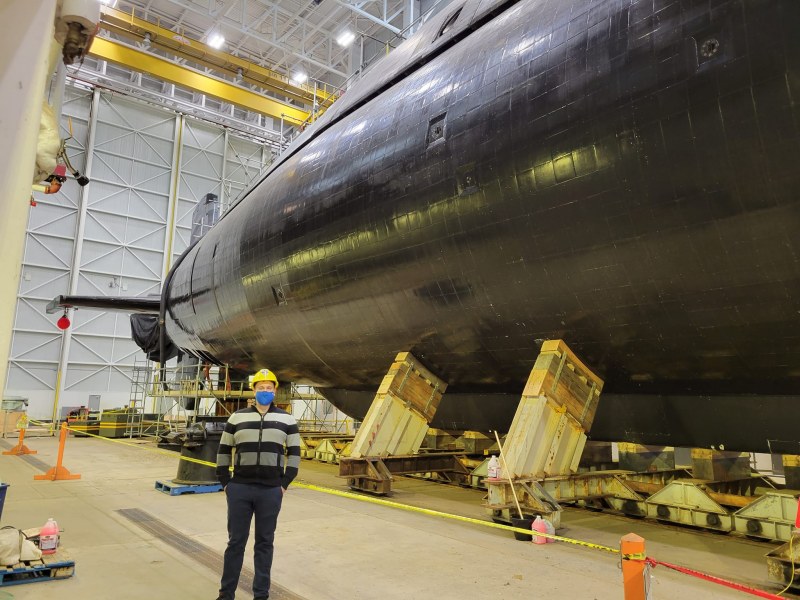 Dr. Jeff Collins at CFB Halifax