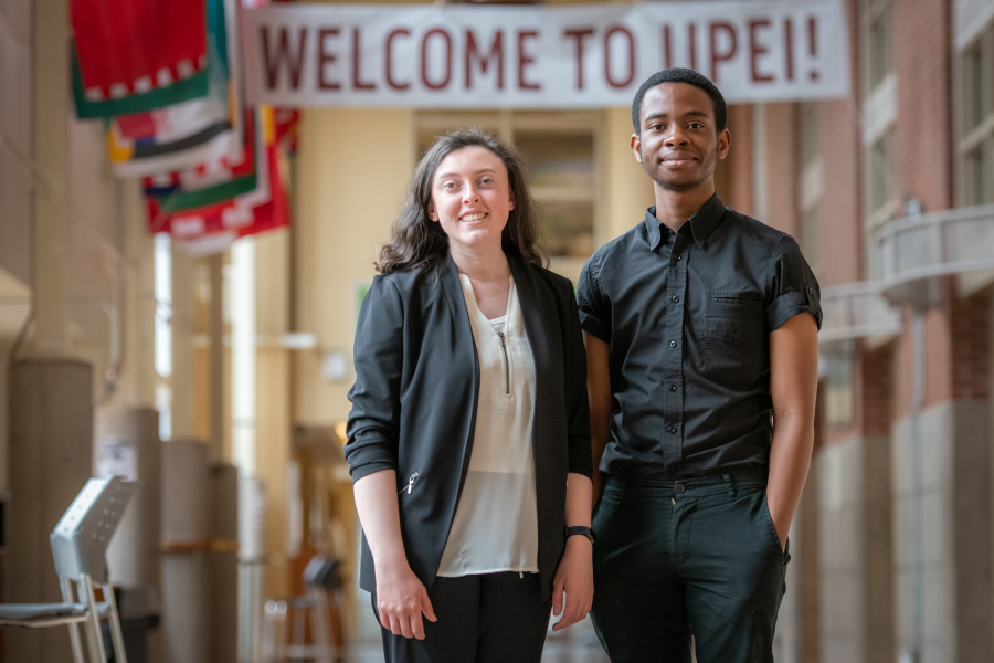 NSO Coordinators Chloe MacAdam and Obed Oluwakoya