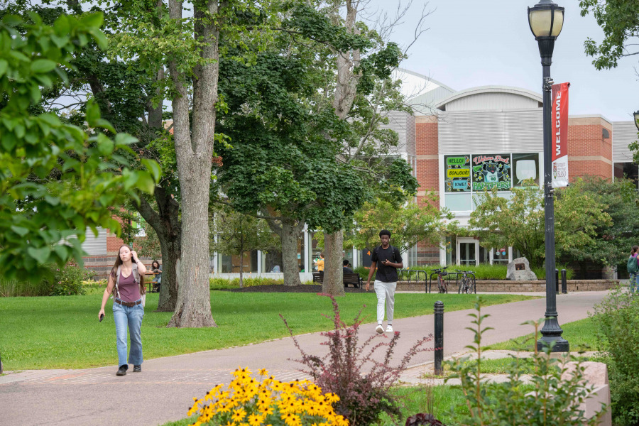 photo of quadrangle in early fall