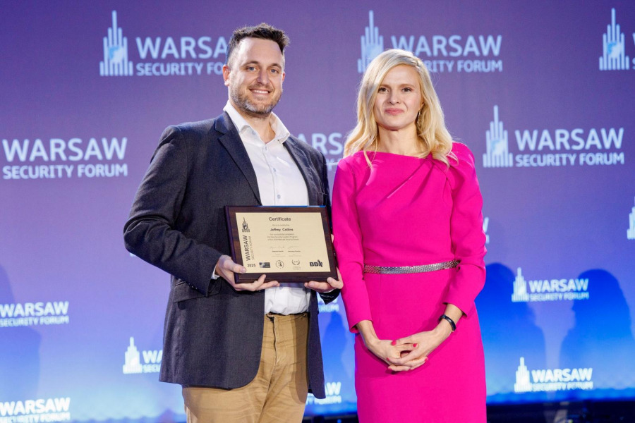 Dr. Jeff Collins at the Warsaw Security Forum