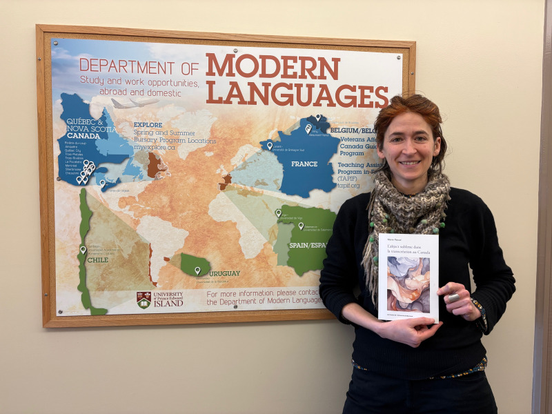 Dr. Marie Pascal, assistant professor in the UPEI Department of Modern Languages