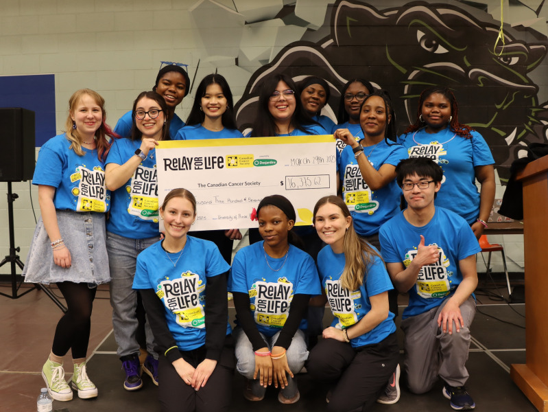 UPEI Relay for Life participants during the 2025 event