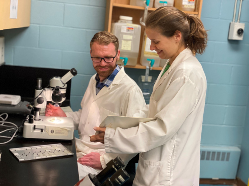 Dr. William Robbins and Dr. Nina Germitsch