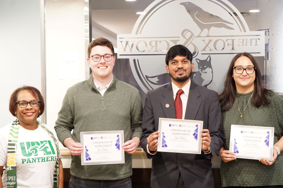 Winners of 2026 Three Minute Thesis Competition at UPEI