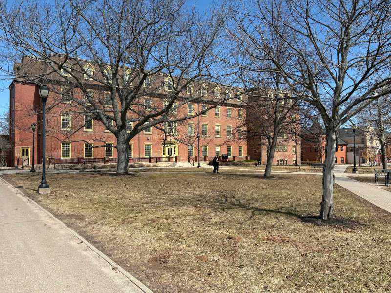 photo of the UPEI quad in late spring