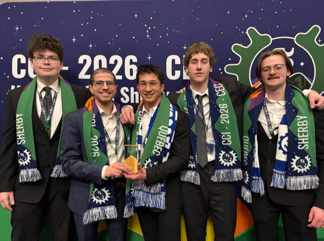 UPEI engineering students win gold.