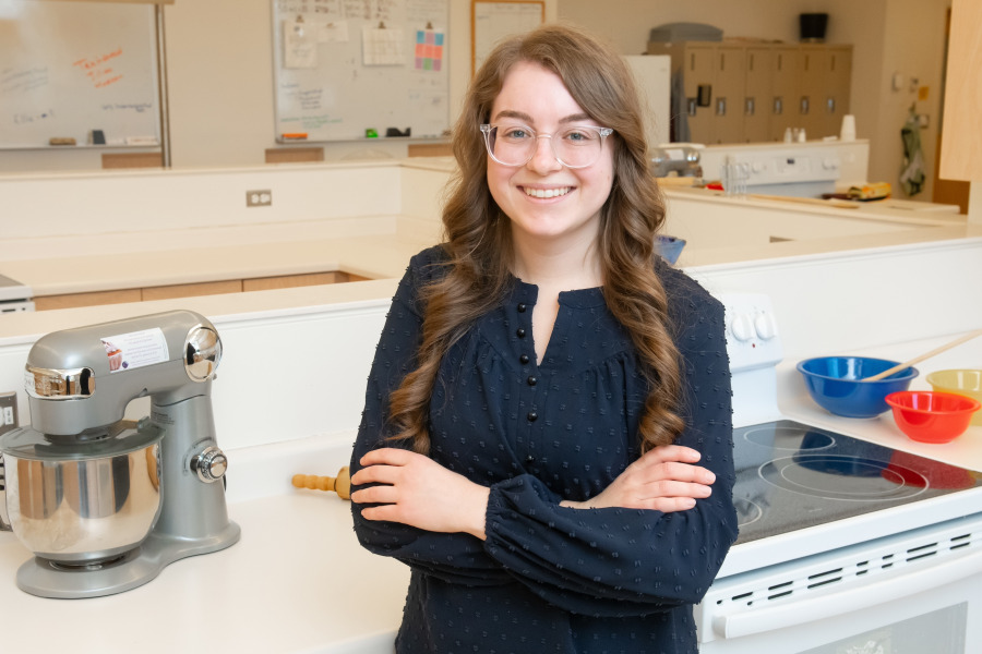 Mallory Clark graduated from UPEI this year with a Bachelor of Science (BSc) and a major in Foods and Nutrition and dietetic internship.