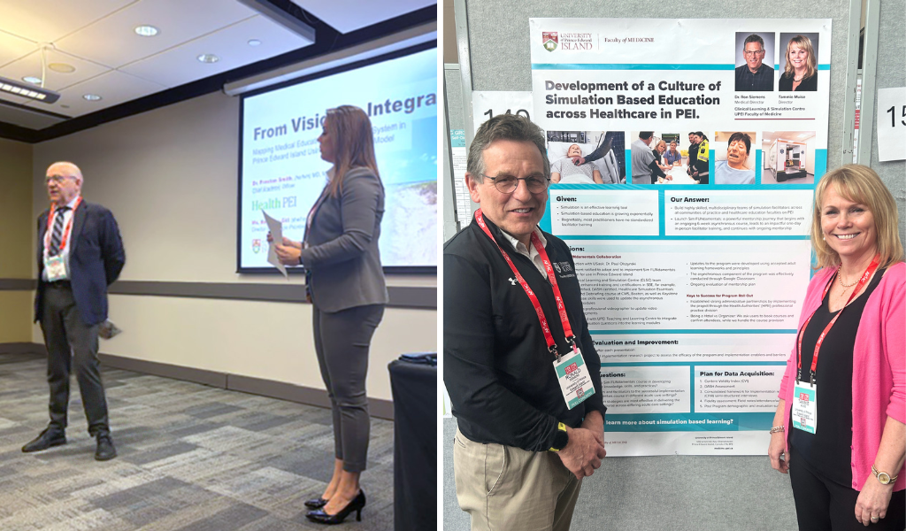 Dr. Preston Smith, Rebecca Gill, Dr. Ron Siemens, and Tammie Muise, all of the UPEI Faculty of Medicine, presented at the International Congress on Academic Medicine 2026 in Ottawa in April.