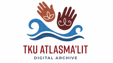 Image of a graphic/wordmark representing the Mi'kmaw-led digital archive