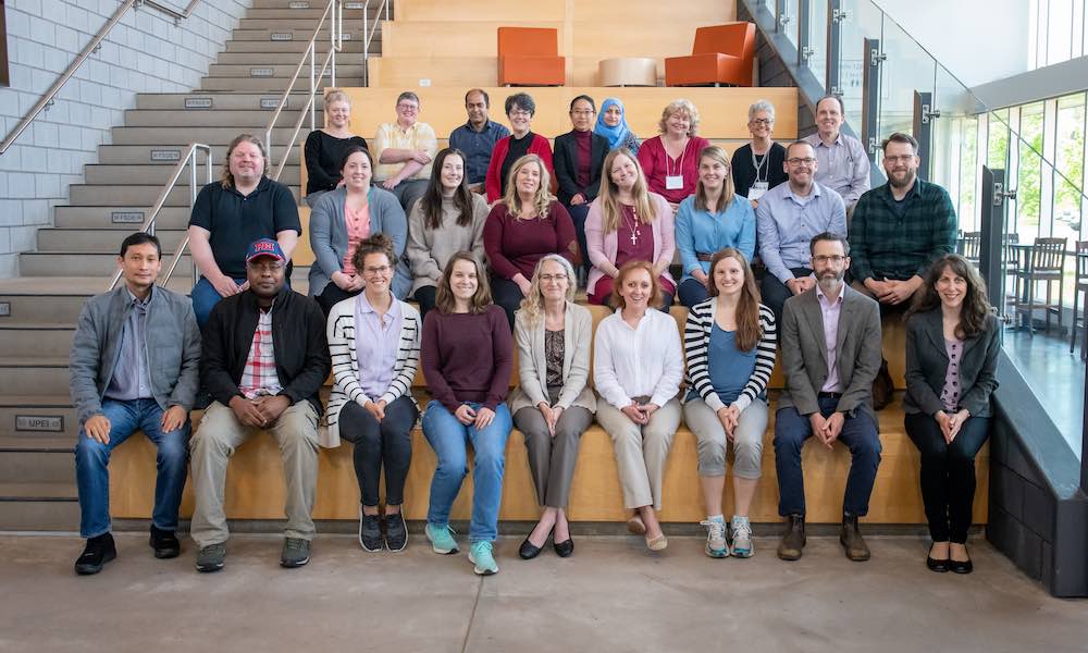 a group of faculty members in session at the UPEI Faculty Development Summer Institute