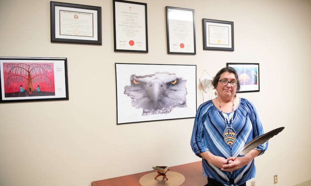 Indigenous language instructor Doris Googoo