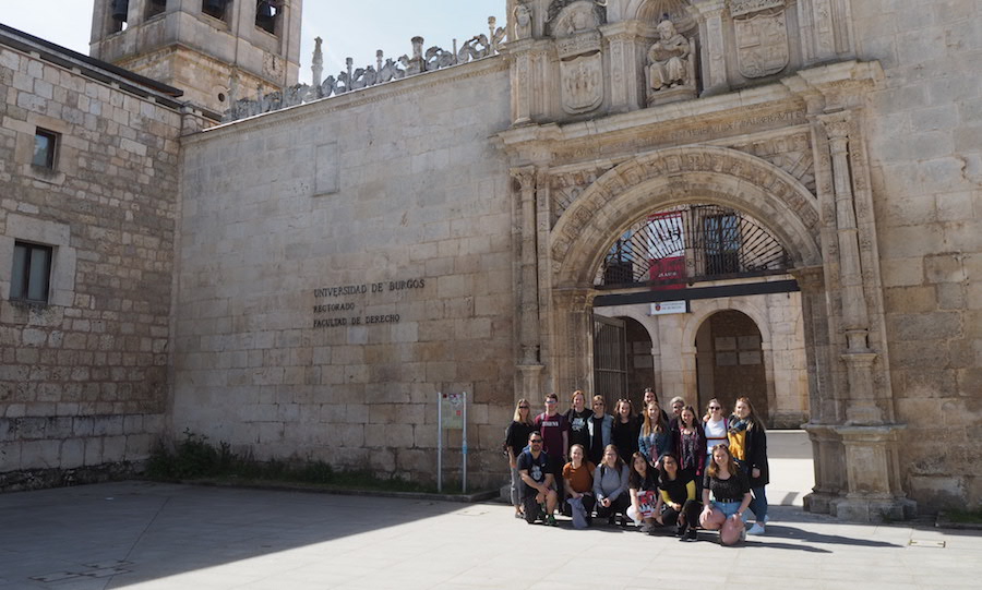 upei students in burgos spain