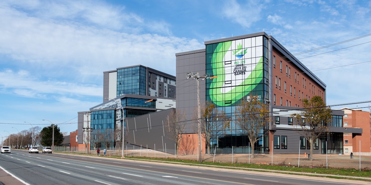 UPEI's new residence building across from University Avenue