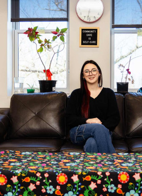 UPEI nursing student Andrea Gallant