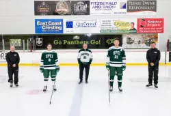 L-R: Bruce Donaldson, Chiara Esposito, Dave Currie, Fil Rydstrom, and Forbes MacPherson