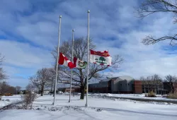 UPEI flags at half-mast