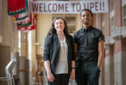 NSO Coordinators Chloe MacAdam and Obed Oluwakoya