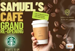 Grand Re-opening of Samuel's Café