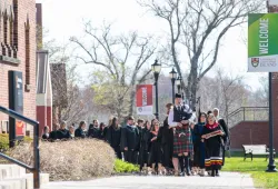 Procession of graduates at UPEI Convocation 2024