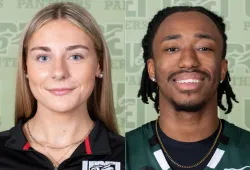 Erin Cabaday and Kyree Thompson