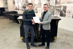 Liam Corcoran, Program Manager, School of Performing Arts, Holland College, and Dale Sorensen, Chair, Department of Music, UPEI