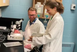 Dr. William Robbins and Dr. Nina Germitsch