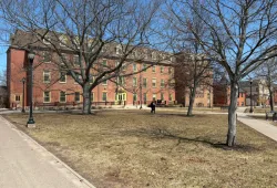 photo of the UPEI quad in late spring