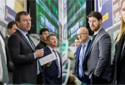 UPEI Men’s Hockey head coach Forbes MacPherson (left) and UPEI Women’s Hockey head coach Sean Fisher (right) 