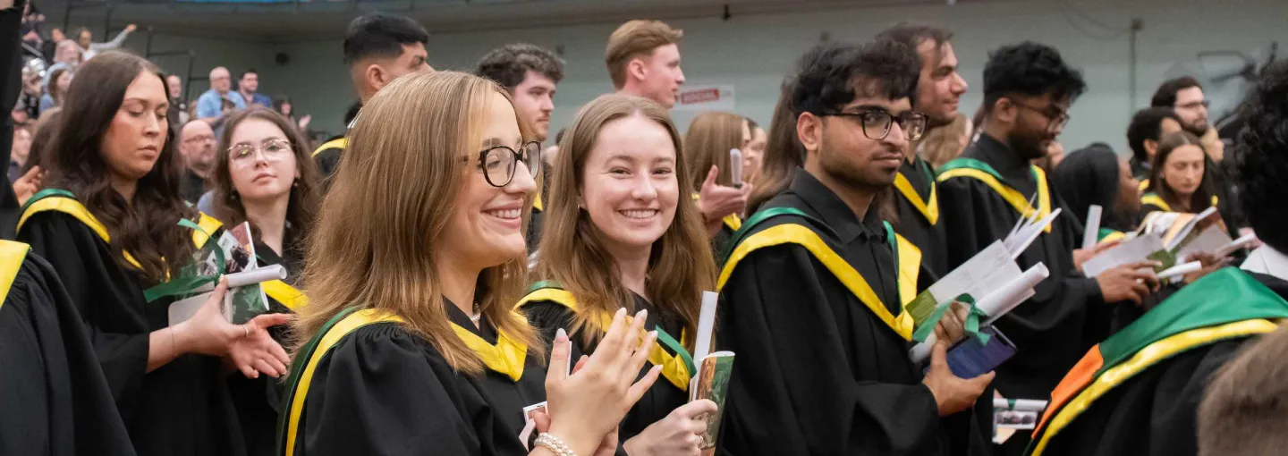 a group of UPEI graduates at Convocation
