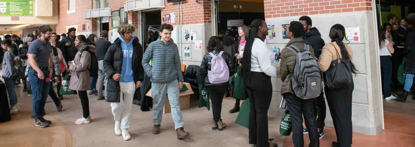 students in McMillan Hall