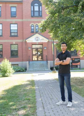 UPEI graduate student Aadesh Nunkoo