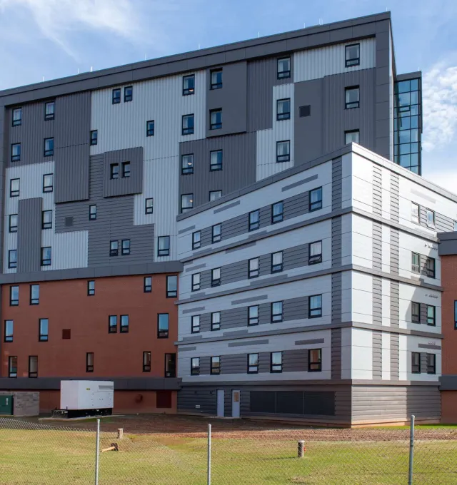 new UPEI residence exterior
