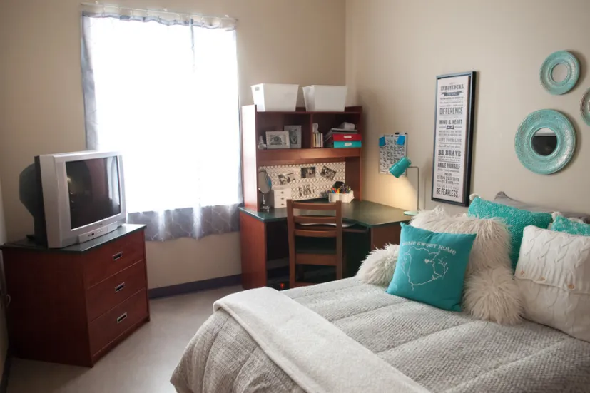 bedroom in Bill and Denise Andrew Hall