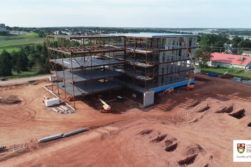 UPEI Faculty of Medicine building under construction