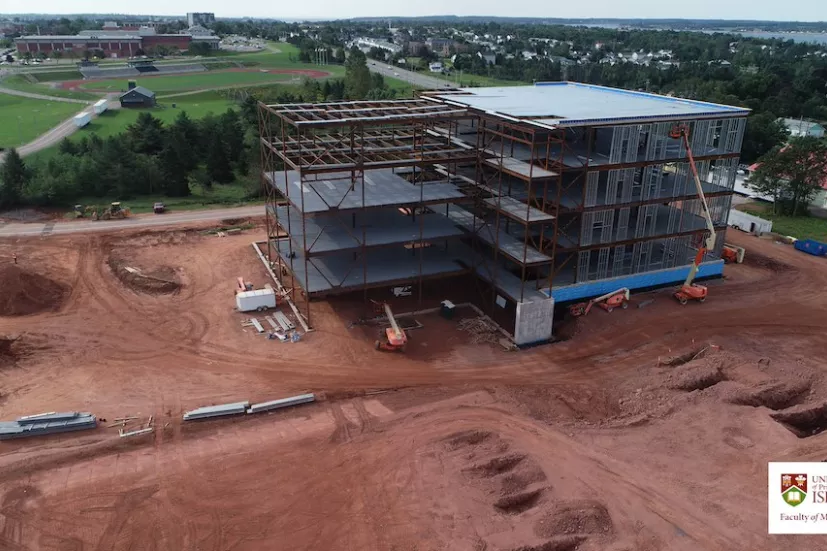 UPEI Faculty of Medicine building under construction