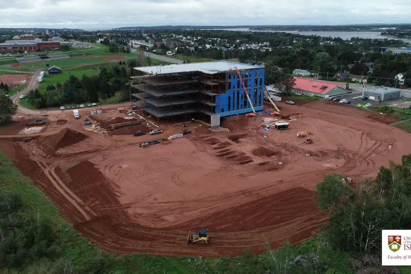 UPEI Faculty of Medicine building under construction