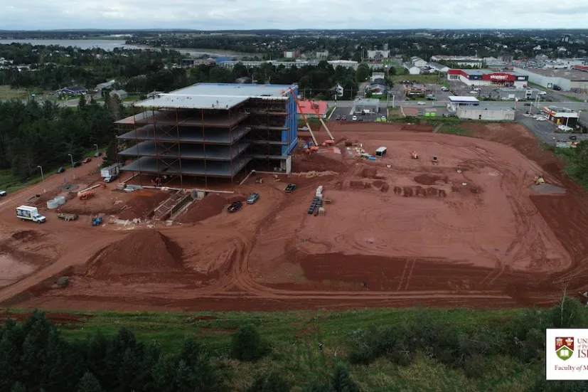 UPEI Faculty of Medicine building under construction