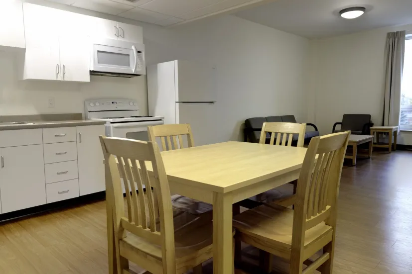 an accommodation room in UPEI's Performing Arts Centre and Residence