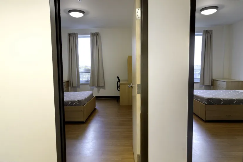 an accommodation room in UPEI's Performing Arts Centre and Residence