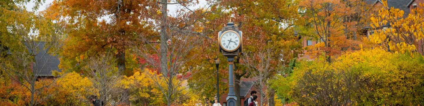 UPEI clock in the quad