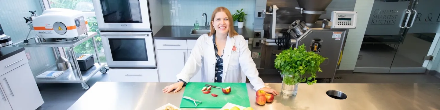 alex gallant-wood working in a kitchen laboratory
