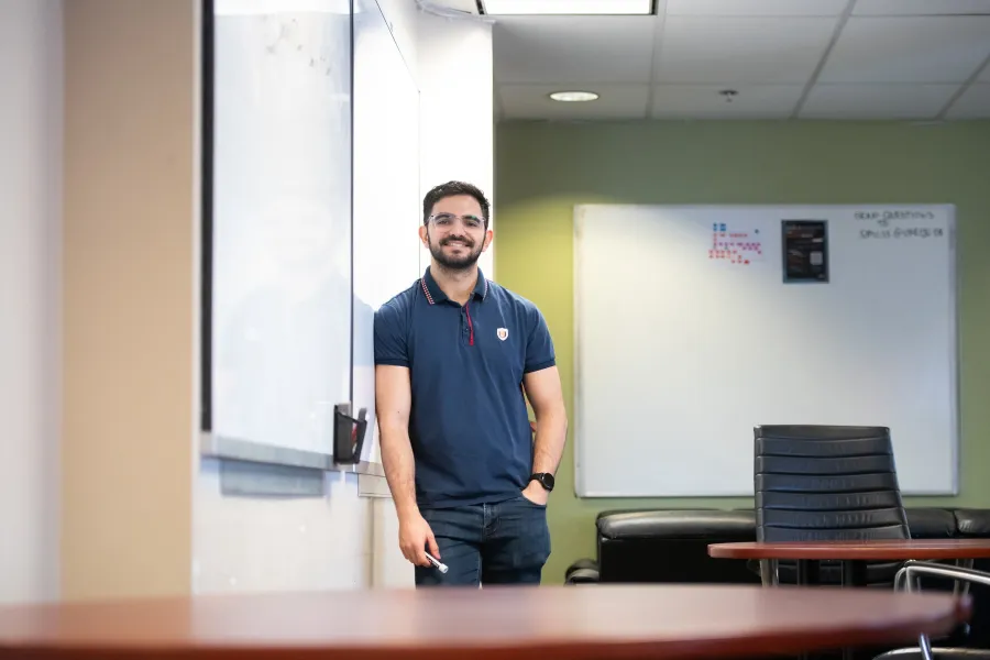 UPEI math and economics graduate Samuel