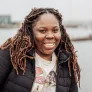 UPEI Master of Arts student Aneilla Dennis on the Charlottetown waterfront