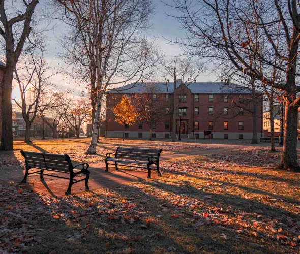 UPEI's Memorial Hall in fall
