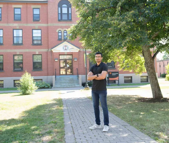 UPEI graduate student Aadesh Nunkoo